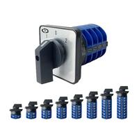 Interruptor de leva de conmutación, selector rotatorio, serie YMW26-32 LW26, 32 A, 690 V, contacto plateado, 1-8 polos, 2/3 posiciones, LW28-32(5P-20 Terminals)