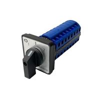 Interruptor de leva de selección de combinación rotatoria de 3 posiciones ON-Off-ON de 8 polos y 20 A LW26-20/8 LW28 YMW26 con fuente de alimentación dual inversa(102)