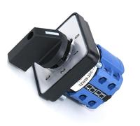 Interruptor de leva de selección de potencia de dos polos y cuatro posiciones SZW26-20 20 A 64 x 64 mm 48 x 48 mm - Interruptor de conmutación giratorio(03.2 48x48mm)