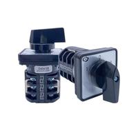 Interruptor de leva de transferencia universal LW8-10D404/3B, control de motor de 220 V, marcha adelante y atrás, monofásico, inversor, 10 A