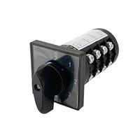 Interruptor de leva giratorio de 0 a 4 posiciones, 20 A, cuatro polos, 16 tornillos, cambio de transferencia manual, selector universal