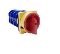 Interruptor de leva giratorio de conmutación con aislador de candado de 63 A, circuito de alimentación de apagado a encendido LW28 YMW26 LW26GS, 1 unidad(2P 8Terminals)