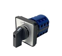Interruptor de leva giratorio de reinicio LW26-20/3B, 20 A, 690 V, 3 polos, 3 posiciones, selector de cambio, reinicio automático/momentáneo, LW28, LW39B