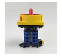 Interruptor de leva giratorio LW26GS-20/3 20 A con interruptor conmutación for montaje en riel, perilla corte energía giratoria, maestro aislamiento, 2 posiciones, 3 polos