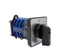 Interruptor de leva giratorio montado en carril DIN 2/3/4/6/7 posiciones 32A 690V 3 polos Selector de engranaje de cambio LW26-32 LW28 YMW26-32/3 (Color : 0-1-2-3 (DIN))