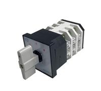 Interruptor de leva LW12-16/3, conmutador rotativo, 12 terminales, 3 posiciones, encendido/apagado/encendido, bricolaje, doble potencia, for control motor 5, kW y dos cargas