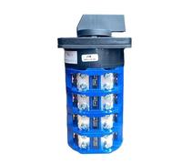 Interruptor de leva LW26-125/4, 2/3/4/5 posiciones, 125 A, 690 V, selector conversión rotativo for bricolaje, 16 terminales, tornillo, contacto plateado, LW28 YMW26(01234)