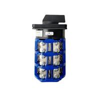 Interruptor de leva LW26-160A, 2/3/4/5/6/7/8 posiciones, 160 A, conmutador rotativo, 12 terminales, tornillos, contacto plata, LW28 YMW26-160/3(160A-0123)