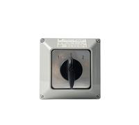 Interruptor de leva LW26-63A con perilla de conmutación principal, 690 V, 63 A, monofásico, caja impermeable, giratorio, YMW26-63/1M(Switch with box 01)