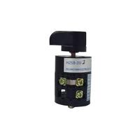 Interruptor de leva rotativo for motor eléctrico serie HZ5B-20/2, 20 A, selector conmutación bipolar, contacto plateado