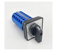 Interruptor de leva rotativo LW26-20/6, 20 A, 12 marchas, 12 posiciones, seis secciones, 6 polos, circuito de alimentación de un solo cable, selector, contacto plateado