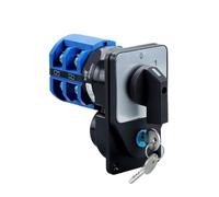 Interruptor de leva rotatorio de cambio de 63 A, selector de motor LW26-63/2, contacto plateado de dos polos YMW26-63, 1 unidad(MOA)