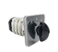 Interruptor de leva rotatorio de conmutación eléctrica YMZ12-32/4, 32 A, 4 polos, 3 posiciones, contactos plateados, 1 unidad
