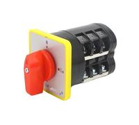 Interruptor de leva rotatorio de conversión de voltímetro trifásico de panel amarillo LW5D-16/YH3.3 de 16 A