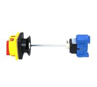 Interruptor de leva rotatorio de desconexión con interruptor de carga de 32 A, apagado y encendido, 3 polos, con poste de candado de aluminio, SZD11-32/300010-B