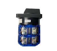 Interruptor de leva rotatorio LW26-160A, bipolar, 8 terminales, control potencia dual, multiposición, 160 A, 690 V, contacto plateado, YMW26-160/2(OFF-ON)