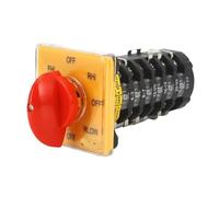 Interruptor de leva universal SZW25-64D/6 de 25 A, 6 fases, avance, retroceso, velocidad rápida y lenta, 1 unidad