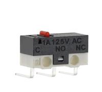 Interruptor de límite de 20/100/1000 piezas, botón táctil for ratón con mango, brazo de palanca con rodillo, pasador doblado, terminal PCB SPDT(BENT FOOT-2,20PCS)