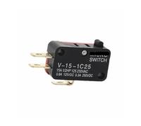 Interruptor de límite de automatización de seguridad V-15-1C25, palanca de rodillo, acción rápida, 250 V, 16 A, 1 NA, 1 NC(1Pcs)