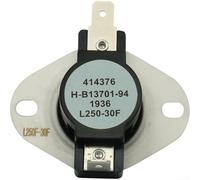 Interruptor de límite de horno B1370194 L250-30F 10A Termostato con construcción estándar de la industria para fiabilidad HVAC a largo plazo