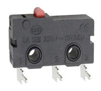 Interruptor de límite de recorrido KW12 de 5 A, 125 V/250 V, KW11-3Z-2 con mango de 16 mm, interruptor de botón de contacto KW12-N, 2 pines/3 pines, KW12-A, NO/NC(Left bend Rodless,15PCS)