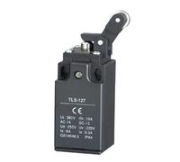 Interruptor de límite de recorrido/microinterruptor táctil TLS-127 con rodillo de acero inoxidable, cabezal empotrado y resorte