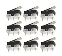 Interruptor de límite fin carrera for impresora 3D con pulsador, microinterruptores momentáneos 3 pines, 1 A, 125 V CA, SPDT, NA, NC, for ratón(50pcs)