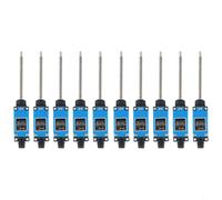 Interruptor de límite IP65 ME-9101 Sensor de viaje para maquinaria - Cuerpo de metal impermeable 250V 5A 1NO1NC 10pcs