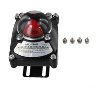 Interruptor de límite mecánico en miniatura APL210N con indicador de posición de válvula 2SPDT, terminal multipunto, leva estriada con resorte y diseño resistente a la intemperie