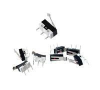 Interruptor de límite mecánico for impresora 3D, 10 unidades/lote, 1 A/125 V CA, microinterruptor de tope final for impresora Pr I3 Delta M ot(Left Type 10pcs)