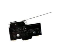 Interruptor de límite micro momentáneo con pulsador, tipo palanca, tipo rodillo, 15 A, 125, 250 V CA; 0,5 A, 125 V CC; 0,25 A, 250 V CC