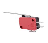 interruptor de límite, Microinterruptor de límite recorrido momentáneo 16 A y 250 V CA, 1 NA, NC, 3 pines, palanca rodillo V-15, V-151, V-152, V-153, V-154, V-155(V-153-1C25,1pc)