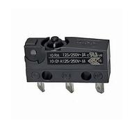 Interruptor de límite, microinterruptor IP67, resistente al agua con trípode línea, detección carrera barra presión columna orificio, interruptor(Rosa)