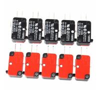 Interruptor de límite palanca con gancho Micro R (300 unidades, SPDT, normalmente abierto/cerrado, V-15-1C25)