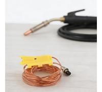 Interruptor de línea de control para máquinas de soldadura de argón con conector de aviación y contactos de cobre con longitudes de cable opcionales para operaciones de soldadura (5m)