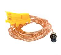 Interruptor de línea de control para máquinas de soldadura de argón con conector de aviación y contactos de cobre con longitudes de cable opcionales para operaciones de soldadura (2m)
