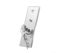 Interruptor de llave de acero inoxidable con luces indicadoras LED rojas y verdes para puerta para sistemas de control de acceso, salida NO/NC/COM, cerradura operada por llave