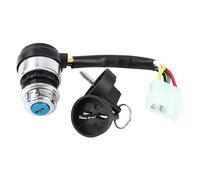 Interruptor De Llave De Encendido Con Tapa, 5 Cables, 5 Pines, Interruptor De Llave De Encendido Para Scooter Eléctrico, Bloqueo De Arranque Para La Mayoría De Motocicletas De 50 A 250 Cc Para Dune Bu