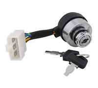 Interruptor de llave de encendido, interruptor de arranque de llave de 6 cables, accesorios para generador de gasolina, reemplazar por generador de gas 2.5-6.5KW 188F