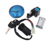 Interruptor De Llave De Encendido para Monkey Z50 50A Z50J Z50R para Bicicleta 4 Kit Interruptor Encendido Cable Bloqueo Tanque Combustible Llave Tapa Casco Asiento