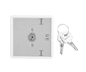 Interruptor de llave de puerta automática, aleación de aluminio Interruptor de cambio de selector de 3 posiciones Puertas corredizas multifunción Sistema de reacción de operación de control de acceso