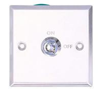 Interruptor de Llave de Puerta, Interruptor de Llave de Seguridad Interruptor de Llave de Emergencia para Puerta para Puerta de Garaje