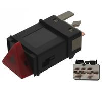 Interruptor de luces de emergencia Tablero de instrumentos 44393 FEBI BILSTEIN