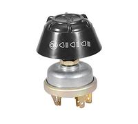 Interruptor De Luces De Tractor Interruptor de botón de bocina, botón de interruptor de 12 V, luz impermeable/interruptor de bocina, botón de metal