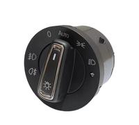 Interruptor de Luces Perilla Interruptor Automático Luz Antiniebla Faro Coche 10 Pines Compatible Con VW Para Golf Mk5 Para Jetta Para Touran 5ND941531A 1k4941531A(PQ Built in)