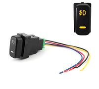 Interruptor de luz antiniebla, botón de interruptor de luz antiniebla, ajuste de repuesto para Pajero/Lancer/Outlander/Triton, botón de luz antiniebla, interruptor de control de luz a