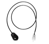 Interruptor de luz antiniebla de 12 V, interruptor de separación de botón pulsador - Control de luz para vehículo en forma de gota con indicador LED rojo y verde | Para vehículo, caravana, SUV, camión