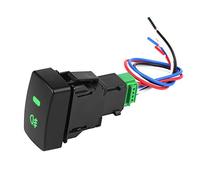 Interruptor de luz antiniebla, interruptor de luz antiniebla con bot¨®n pulsador de coche de pl¨¢stico negro de 5 pines para Accord CRV