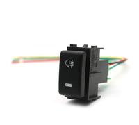 Interruptor de luz antiniebla trasera, botón diferencial trasero con cable apto para Nissan Y62 para Altima X-TRAIL 2008-2015 Interruptor Basculante Botonera Elevalunas(Rear Fog Lamp)