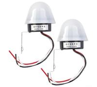 Interruptor de luz automático basado en fotocélula para lámparas de calle 220V 12V Soporte de voltaje dual Construcción resistente a la intemperie Sensibilidad ajustable (AS-20 (220V))